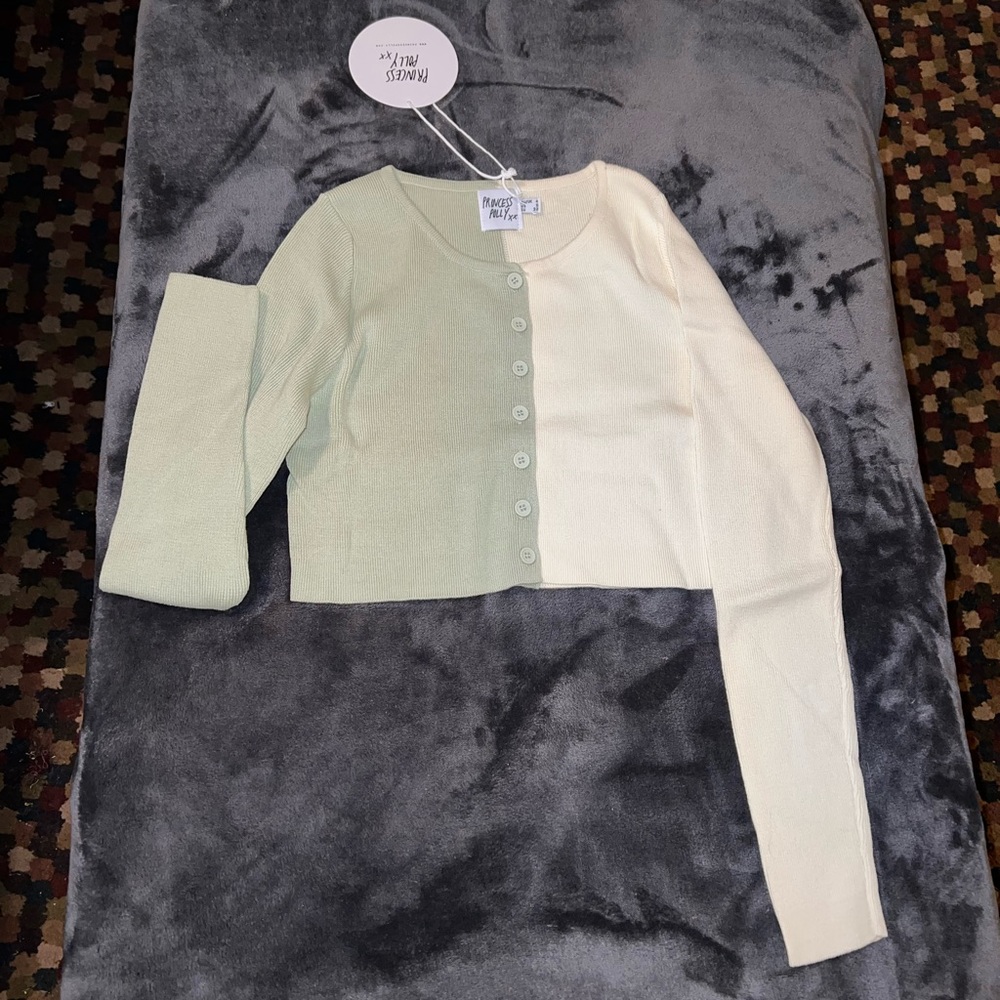 Princess Polly Mateo Top in Green Size 0 New with tag - Picture 7 of 14